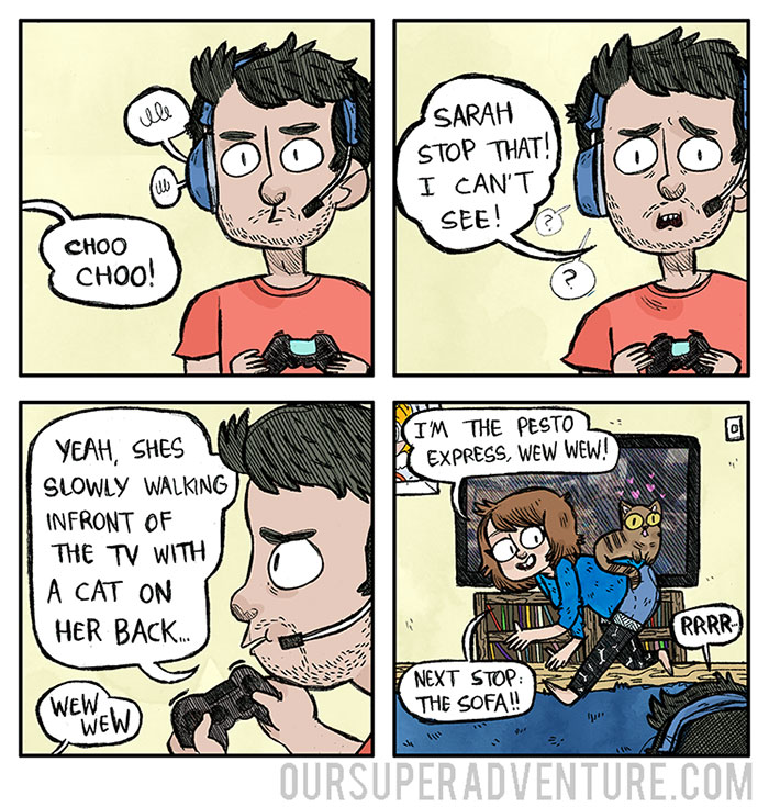 Artist Illustrates Everyday Life With Her Boyfriend, Shows That Love Is In The Small Things