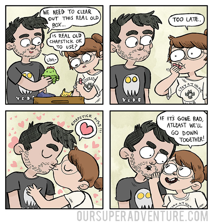 Artist Illustrates Everyday Life With Her Boyfriend, Shows That Love Is In The Small Things