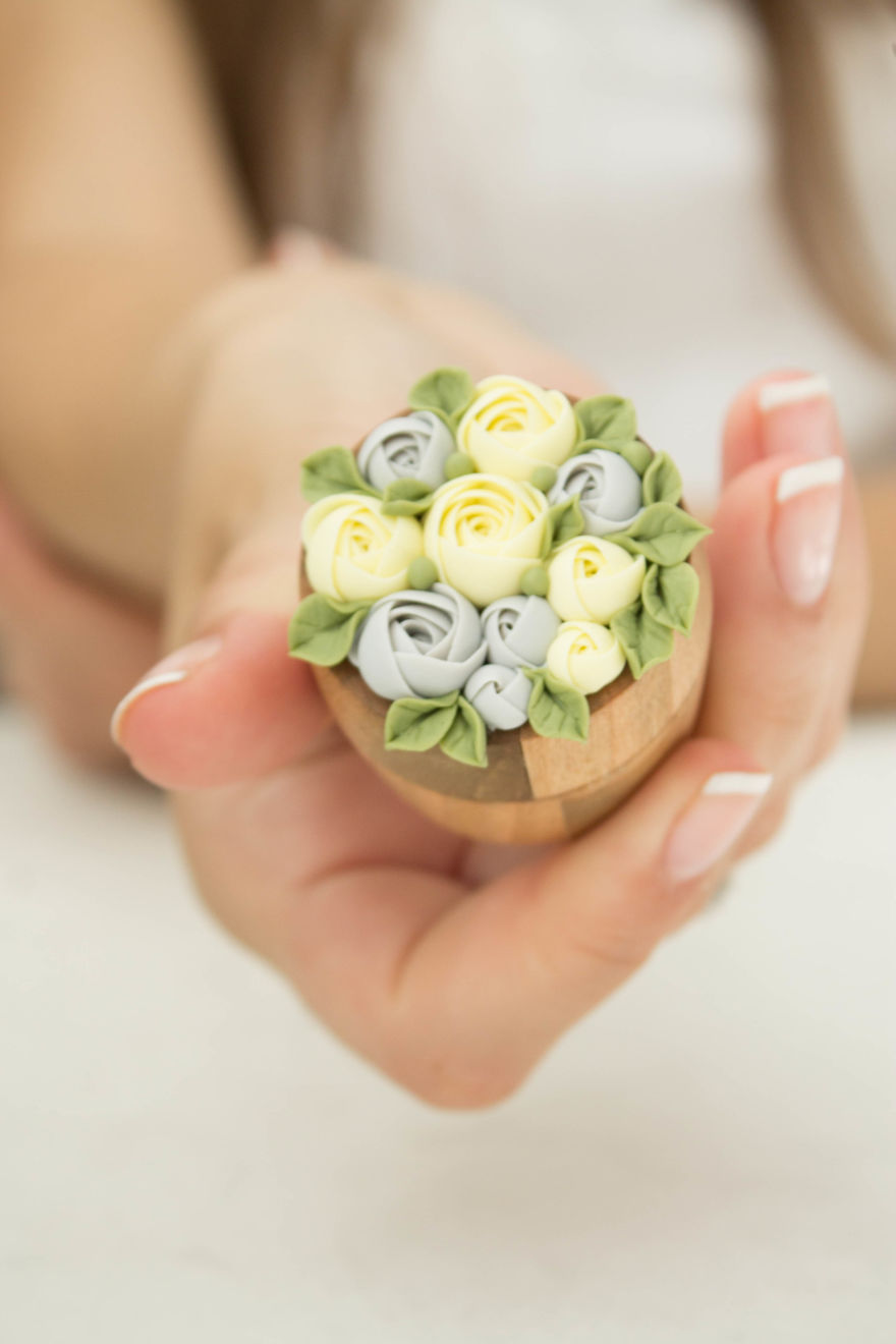 I Create Succulent And Flower Ring Boxes To Help People Get Married