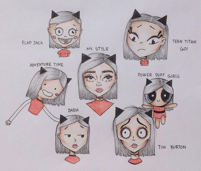 This Challenge Invites Artists To Reimagine Their Art In Different Cartoon Styles And The Result Is Amazing This Challenge Invites Artists To Reimagine Their Art In Different Cartoon Styles And The Result Is Amazing