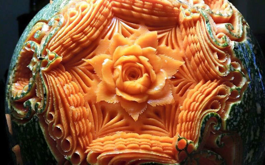 I Carve Intricate Food Sculptures Since 7 Years Old I Carve Intricate Food Sculptures Since 7 Years Old
