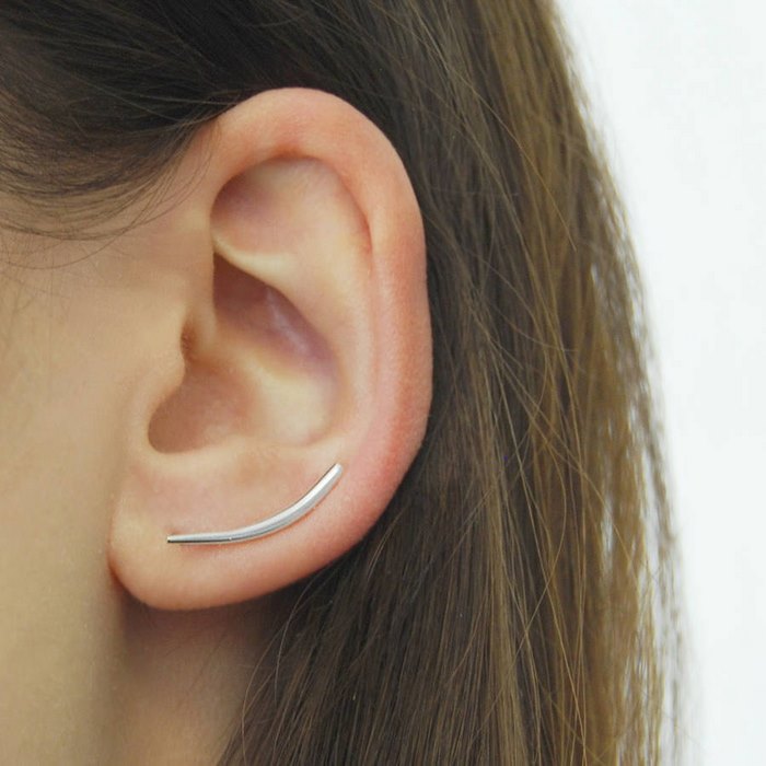 Minimalist Geometric Earrings That Create A Beautiful Illusion When You Put Them On Minimalist Geometric Earrings That Create A Beautiful Illusion When You Put Them On