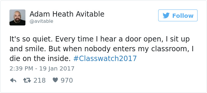 This Professor’s Tweets After No One Showed Up To His Class Are Going Viral This Professor’s Tweets After No One Showed Up To His Class Are Going Viral