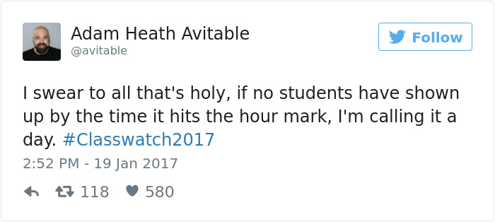 This Professor’s Tweets After No One Showed Up To His Class Are Going Viral This Professor’s Tweets After No One Showed Up To His Class Are Going Viral