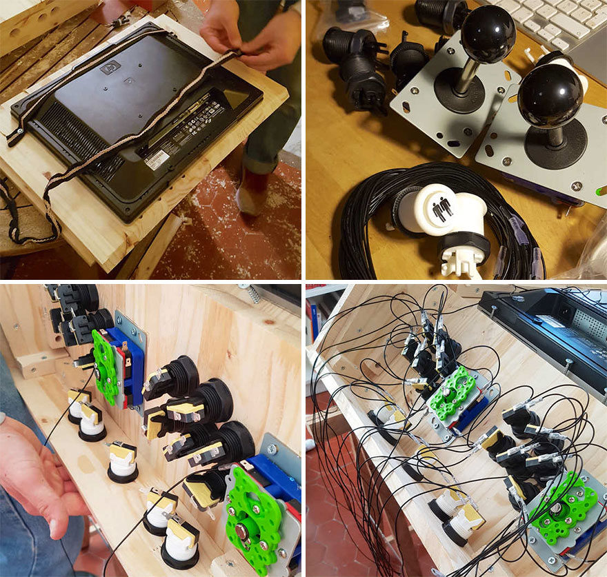 We Built A Wooden Arcade Machine For Our Living Room