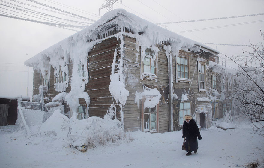Photographer Travels To The Coldest Village On Earth Where The Temperature Can Reach -71.2C (-96F) Photographer Travels To The Coldest Village On Earth Where The Temperature Can Reach -71.2C (-96F)