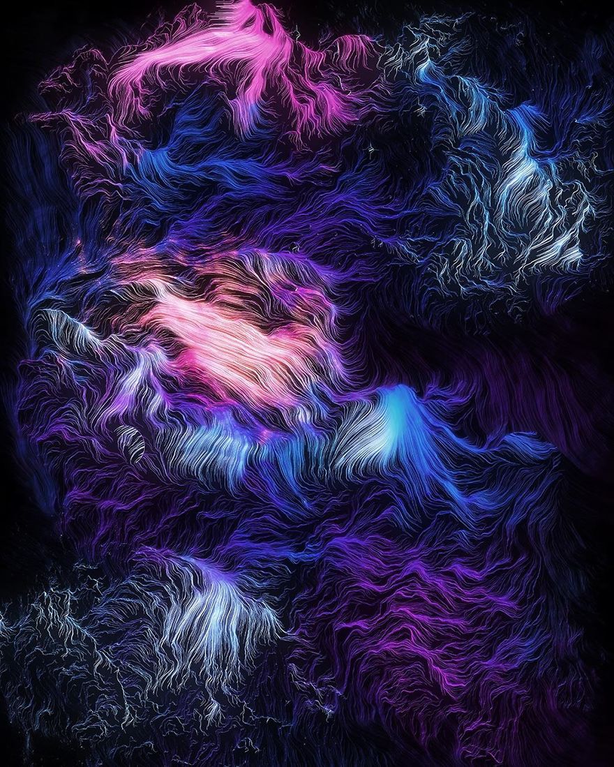 I Create Colorful Abstract Images That Look Like Celestial Dreams I Create Colorful Abstract Images That Look Like Celestial Dreams