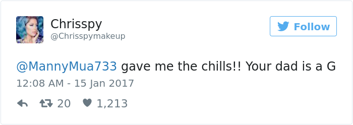 Father Of Maybelline&#8217;s First Male Model Shuts Up Homophobic Asshole With Brilliant Response