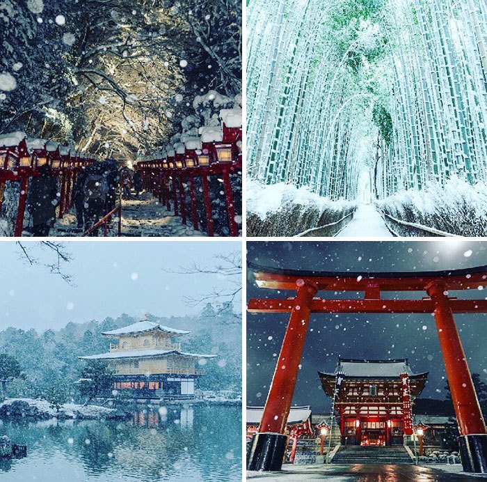 Rare Heavy Snowfall Turns Kyoto Into Winter Wonderland, And The Photos Look Absolutely Magical Rare Heavy Snowfall Turns Kyoto Into Winter Wonderland, And The Photos Look Absolutely Magical