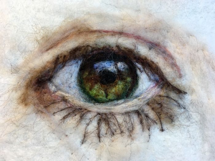 I’m “Painting” 100 Eyes In 100 Days In Wool I’m “Painting” 100 Eyes In 100 Days In Wool