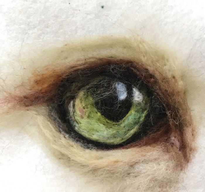 I’m “Painting” 100 Eyes In 100 Days In Wool I’m “Painting” 100 Eyes In 100 Days In Wool