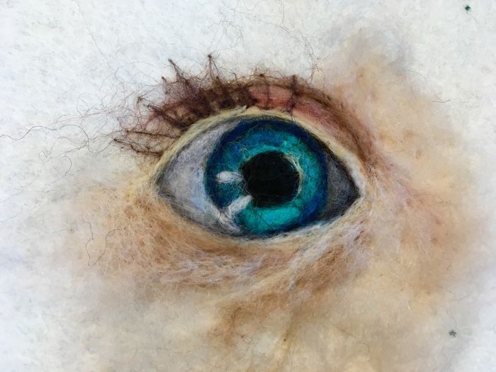 I’m “Painting” 100 Eyes In 100 Days In Wool I’m “Painting” 100 Eyes In 100 Days In Wool
