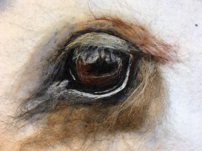 I’m “Painting” 100 Eyes In 100 Days In Wool I’m “Painting” 100 Eyes In 100 Days In Wool