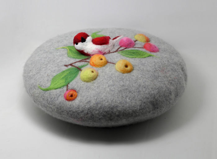 I Find Felting Healing And Relaxing So I Use It To Create Berets And Purses I Find Felting Healing And Relaxing So I Use It To Create Berets And Purses