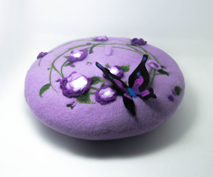 I Find Felting Healing And Relaxing So I Use It To Create Berets And Purses I Find Felting Healing And Relaxing So I Use It To Create Berets And Purses