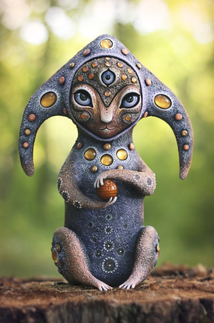 Mystical Creatures That Bring Light, Peace And Happiness By Ukrainian Artist