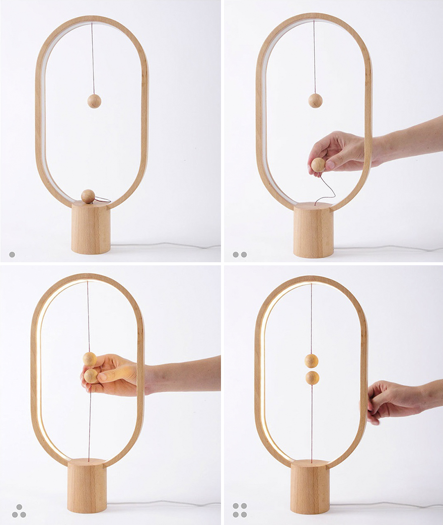 This Lamp Has A Levitating Switch This Lamp Has A Levitating Switch