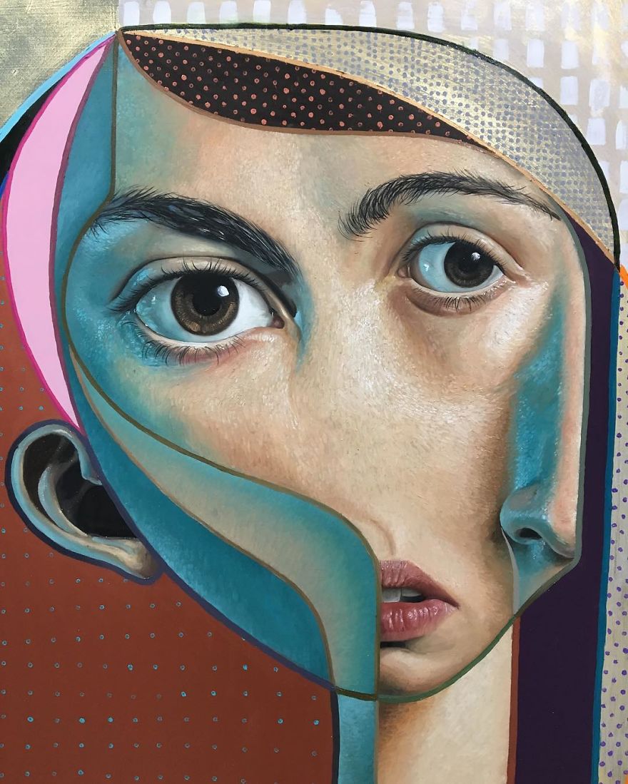Spanish Artist Creates Picasso-Inspired Murals Combining Cubism With Realism