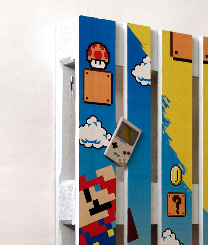 I Transformed Pallets Into A Functional Wall Decoration