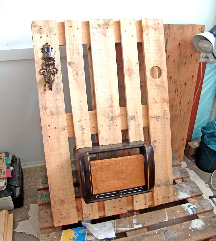 I Transformed Pallets Into A Functional Wall Decoration