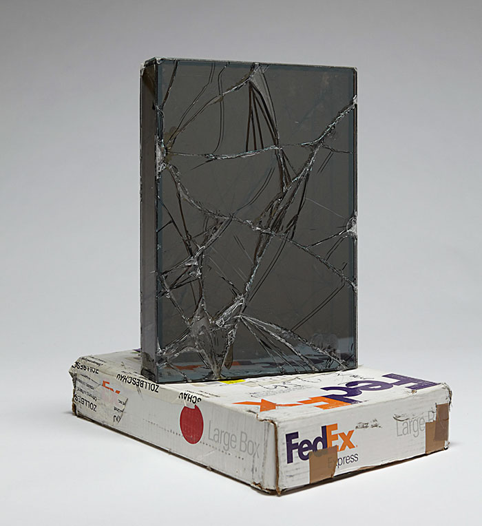 Artist Spends 9 Years Using FedEx To Ship Glass Boxes To Create Shattered Sculptures Artist Spends 9 Years Using FedEx To Ship Glass Boxes To Create Shattered Sculptures
