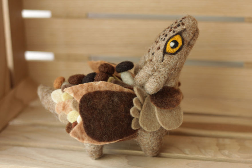 Felt Dragons By Russian Artist Alena Bobrova Felt Dragons By Russian Artist Alena Bobrova
