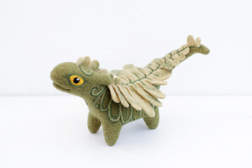 Felt Dragons By Russian Artist Alena Bobrova Felt Dragons By Russian Artist Alena Bobrova