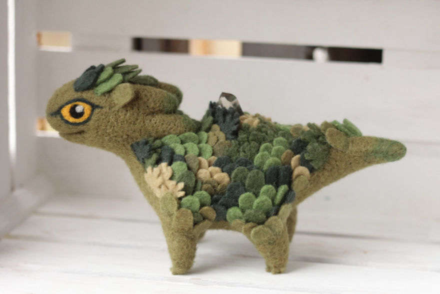 Felt Dragons By Russian Artist Alena Bobrova Felt Dragons By Russian Artist Alena Bobrova
