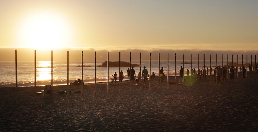 Quarter Mile Of Mirror Poles Reflect The Sunsets And The Changing Tides Quarter Mile Of Mirror Poles Reflect The Sunsets And The Changing Tides