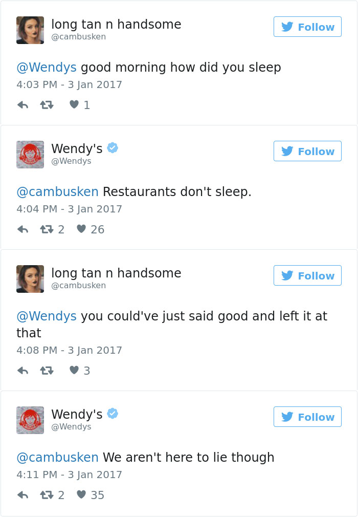 Wendy&#8217;s Is Roasting People On Twitter, And It&#8217;s Just Too Funny