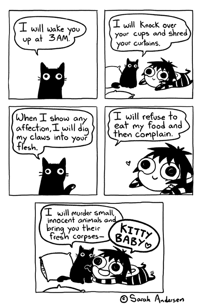 187 Hilarious Comics That Reveal The Reality Of Living With Cats