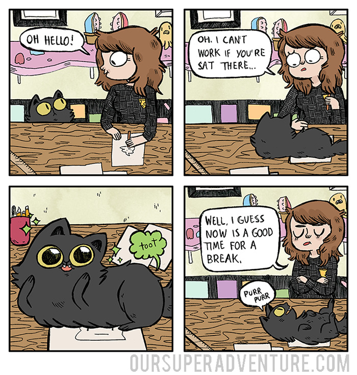 187 Hilarious Comics That Reveal The Reality Of Living With Cats