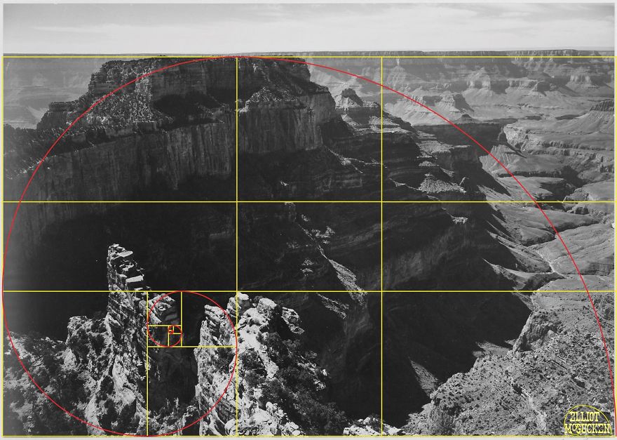 What Happens When You Draw The Golden Ratio On Ansel Adams&#8217; Photos