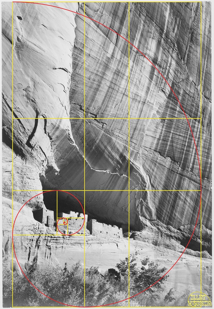 What Happens When You Draw The Golden Ratio On Ansel Adams&#8217; Photos