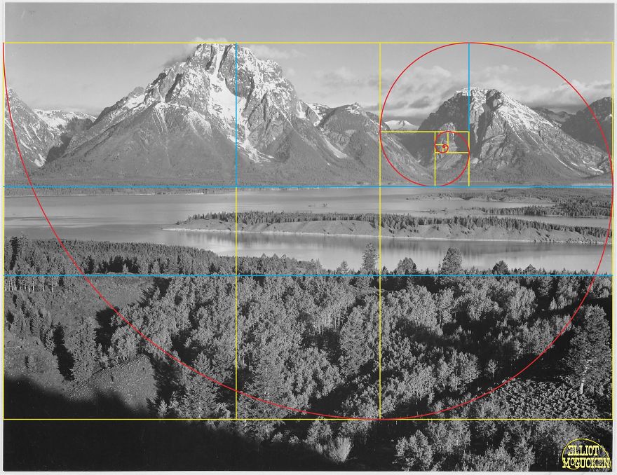 What Happens When You Draw The Golden Ratio On Ansel Adams&#8217; Photos