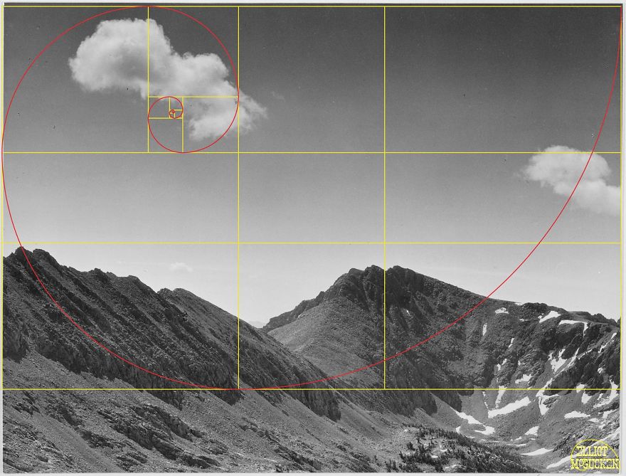 What Happens When You Draw The Golden Ratio On Ansel Adams&#8217; Photos