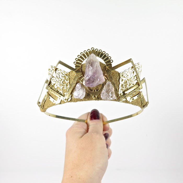 Handmade Crystal-Studded Crowns Are An Actual Thing Handmade Crystal-Studded Crowns Are An Actual Thing