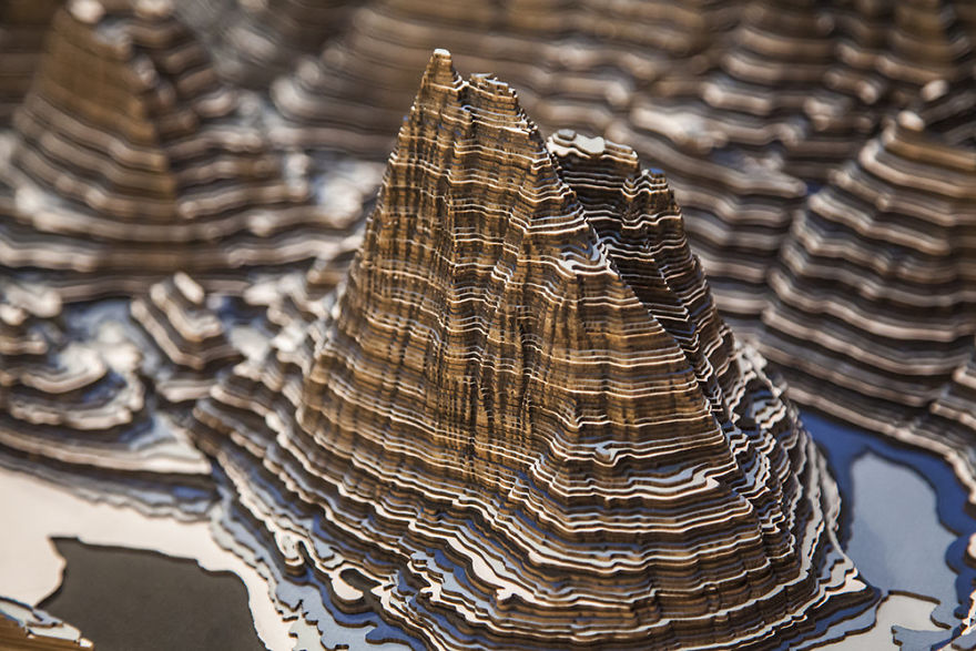 I Made A Sculpture Of The Elk Mountains In Colorado I Made A Sculpture Of The Elk Mountains In Colorado