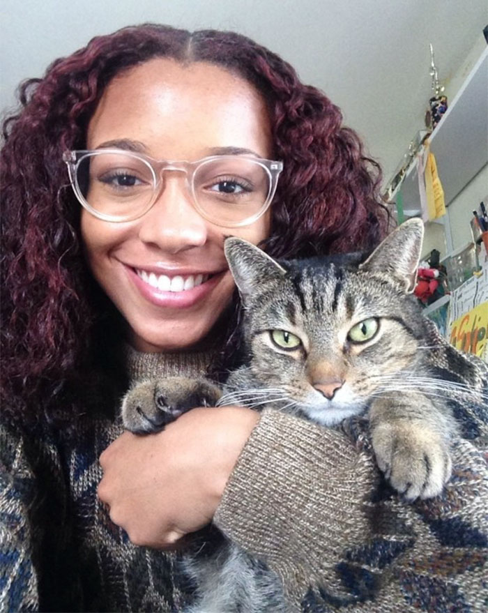 Cat Gets Caught Trying To Steal A Cinnamon Bun, And His Expression Says It All Cat Gets Caught Trying To Steal A Cinnamon Bun, And His Expression Says It All