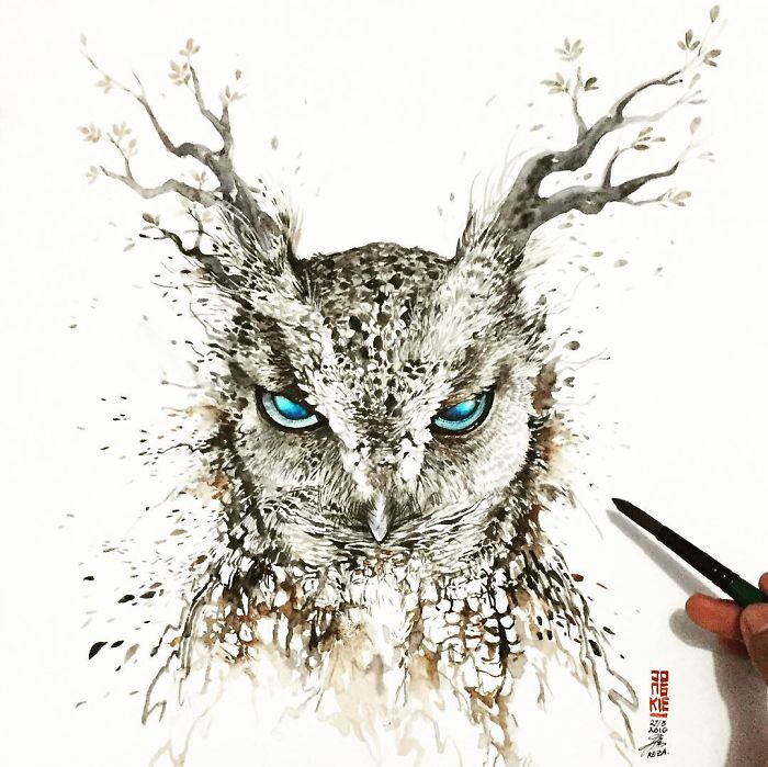 I Create Animal Spirits Through Watercolor I Create Animal Spirits Through Watercolor