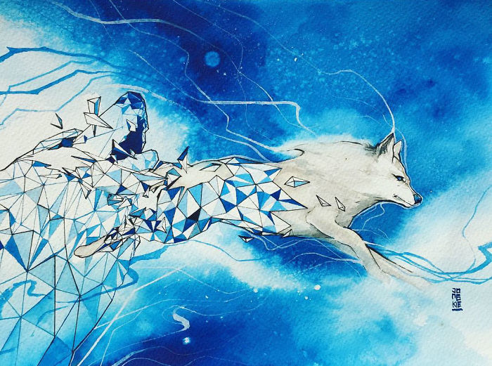 I Create Animal Spirits Through Watercolor I Create Animal Spirits Through Watercolor
