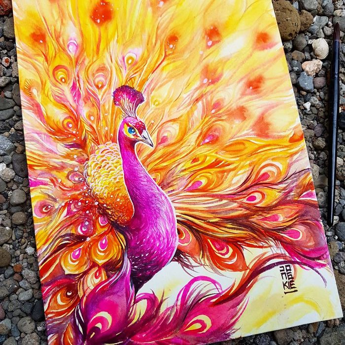 I Create Animal Spirits Through Watercolor I Create Animal Spirits Through Watercolor