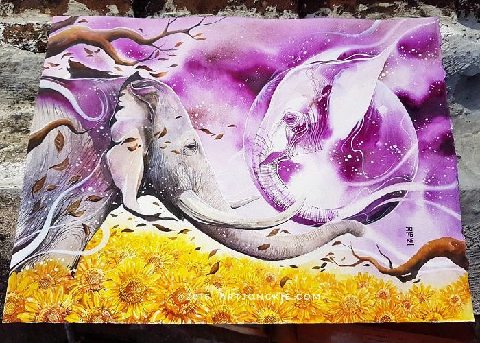 I Create Animal Spirits Through Watercolor I Create Animal Spirits Through Watercolor