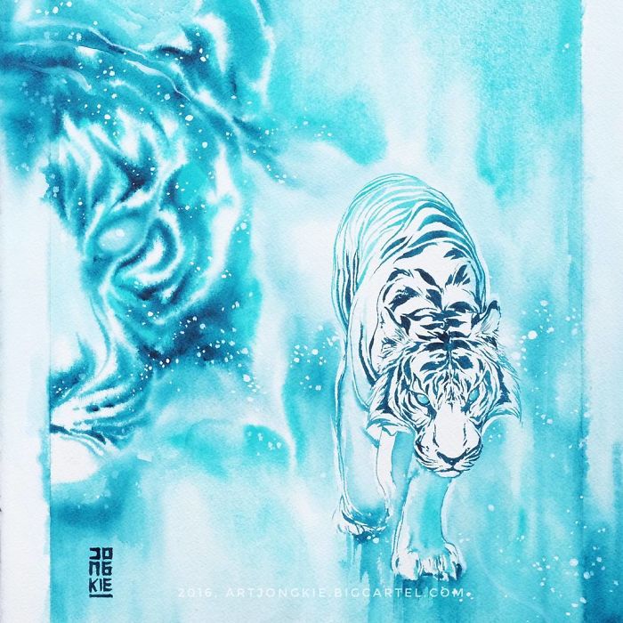 I Create Animal Spirits Through Watercolor I Create Animal Spirits Through Watercolor