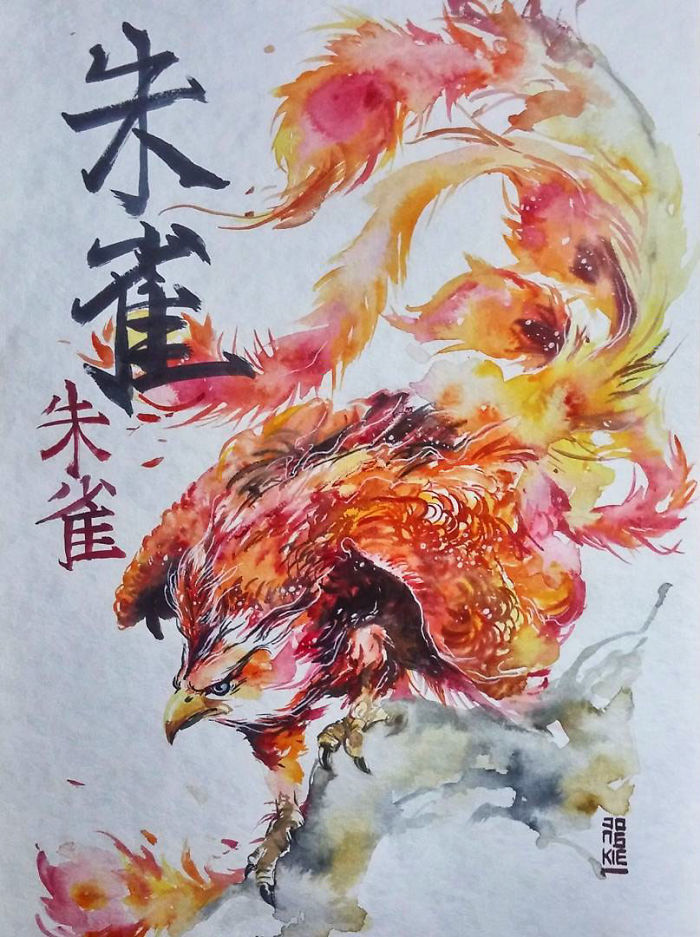 I Create Animal Spirits Through Watercolor I Create Animal Spirits Through Watercolor