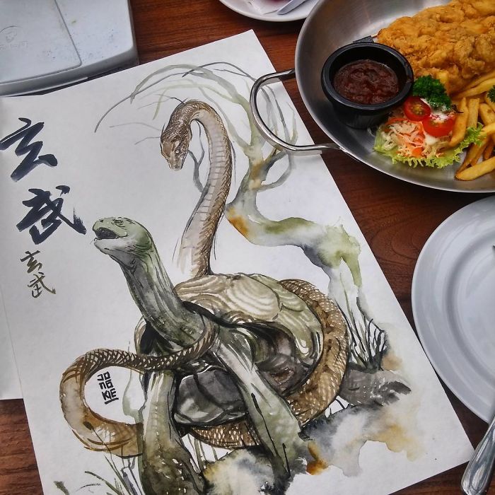 I Create Animal Spirits Through Watercolor I Create Animal Spirits Through Watercolor