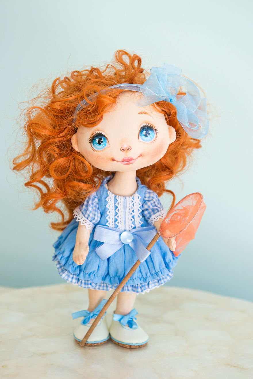 I Create One-Of-A-Kind Dolls By Sewing Them And Handpainting Their Faces I Create One-Of-A-Kind Dolls By Sewing Them And Handpainting Their Faces