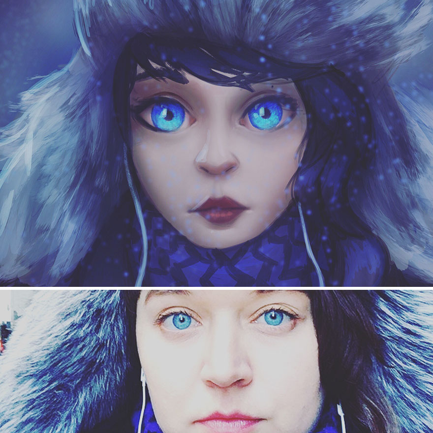 I Painted Some Of My Followers For Christmas I Painted Some Of My Followers For Christmas