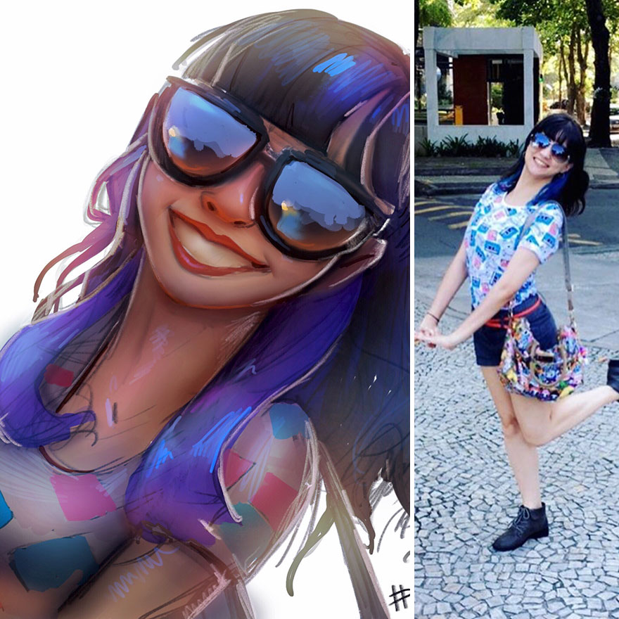 I Painted Some Of My Followers For Christmas I Painted Some Of My Followers For Christmas