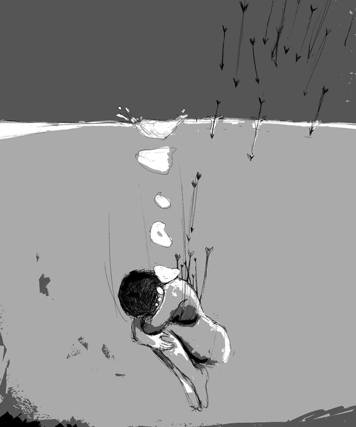 I Draw People’s Emotions That Can’t Be Expressed By Words I Draw People’s Emotions That Can’t Be Expressed By Words